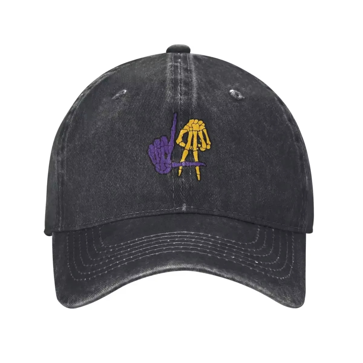 Mode LA Lakers squelette main signe casquettes de Baseball femmes hommes casquette Snapback femme mâ