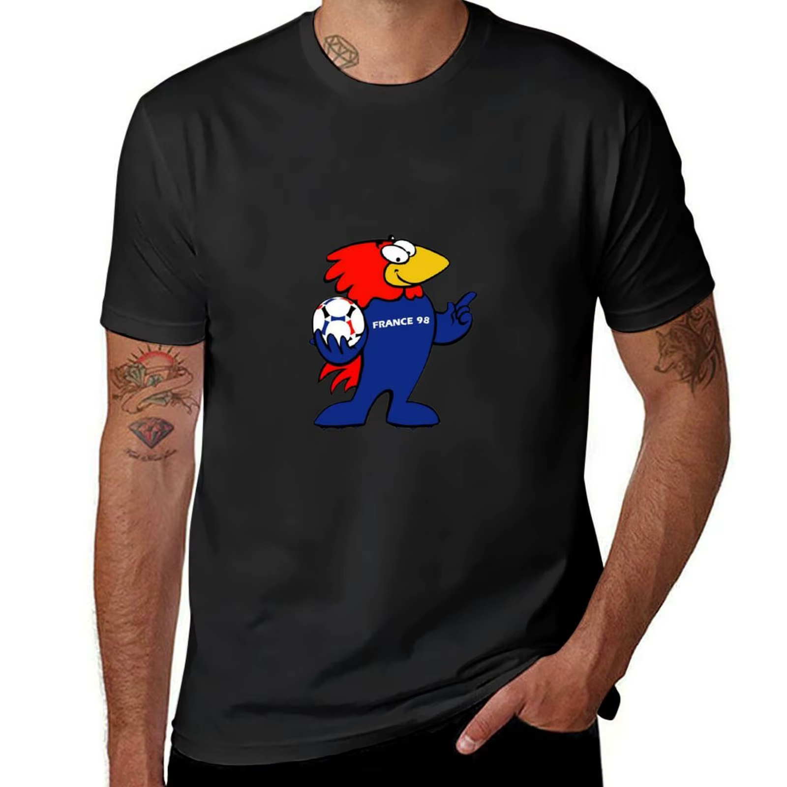 Fotiendra x-T-shirt surdimensionné pour homme, sweat-shirt surdimensionné, nouvelle édition, 98