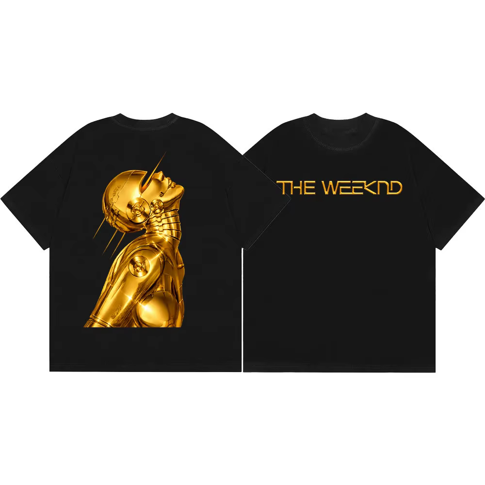 T-shirt The Weeknd After Hours Til Dawn Tour 2026 pour hommes et femmes, vêtements tendance Hip Hop,
