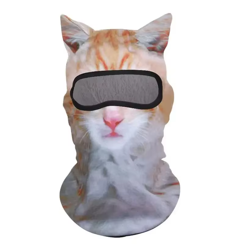Bonnets amusants, bonnets 3D en forme de chat, animal, ski, cagoule pour hommes et femmes, bonnets d