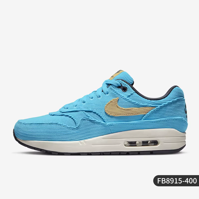 Nike officiel véritable Air Max 1 coussin d'air bas chaussures de ville pour hommes et femmes FB8915