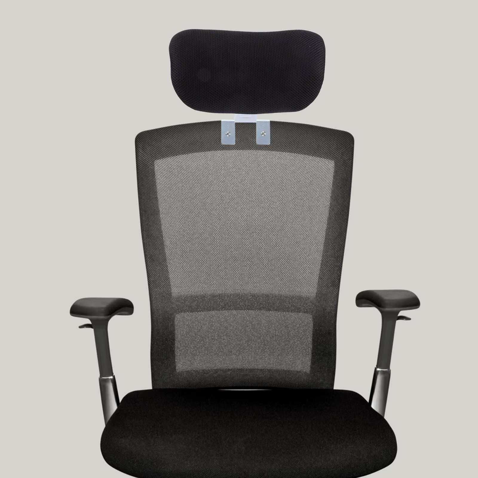 Chaise de bureau ergonomique avec appui-tête réglable, support lombaire, dossier en maille respirant