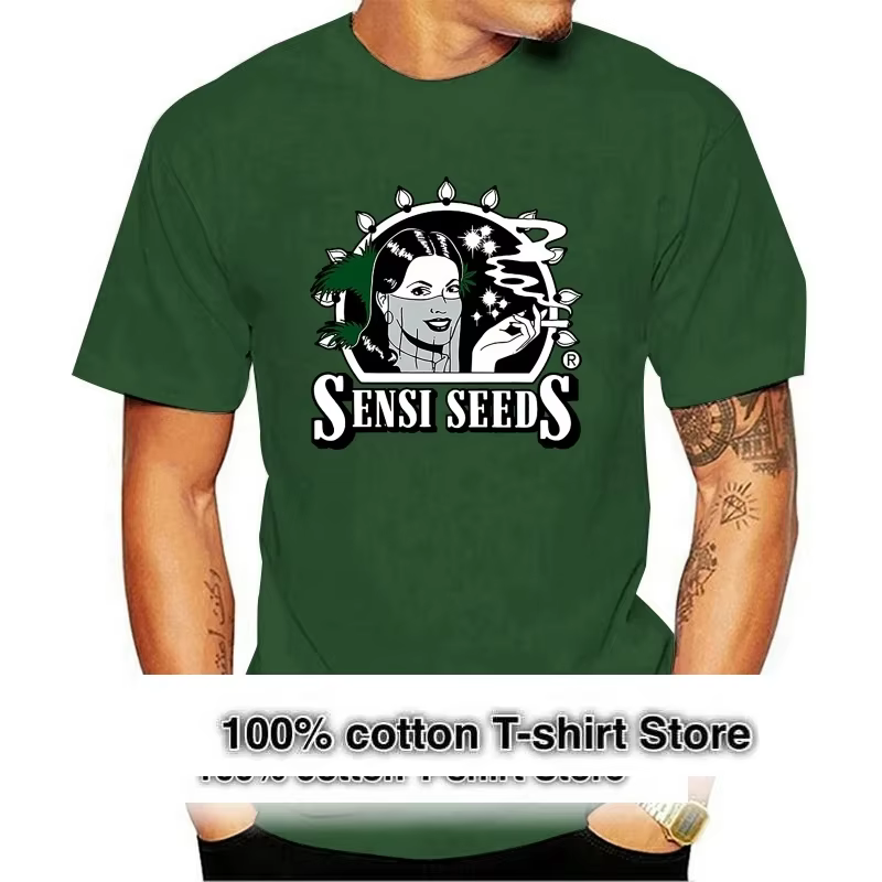 Sensi Seeds Reggae T-shirt pour homme, design rock