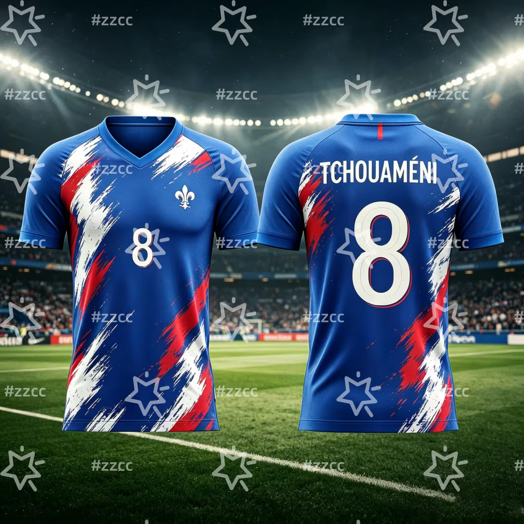 Maillot de football de l'équipe nationale de France 2026, maillot Mbappé n°10, t-shirt de sport d'ét