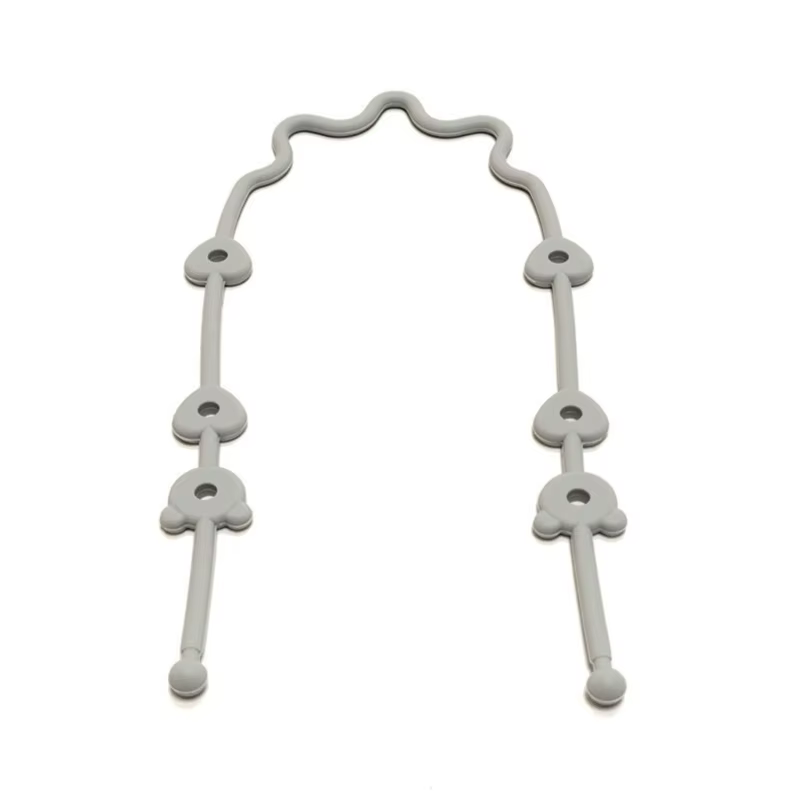 Attache-sucette pour bébés, support en Silicone avec sangles de sécurité, accessoires de poussette, 