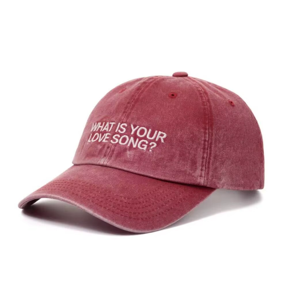 Casquette What Is Your Love Song, Casquette de baseball à visière plate What Is Your Love Song