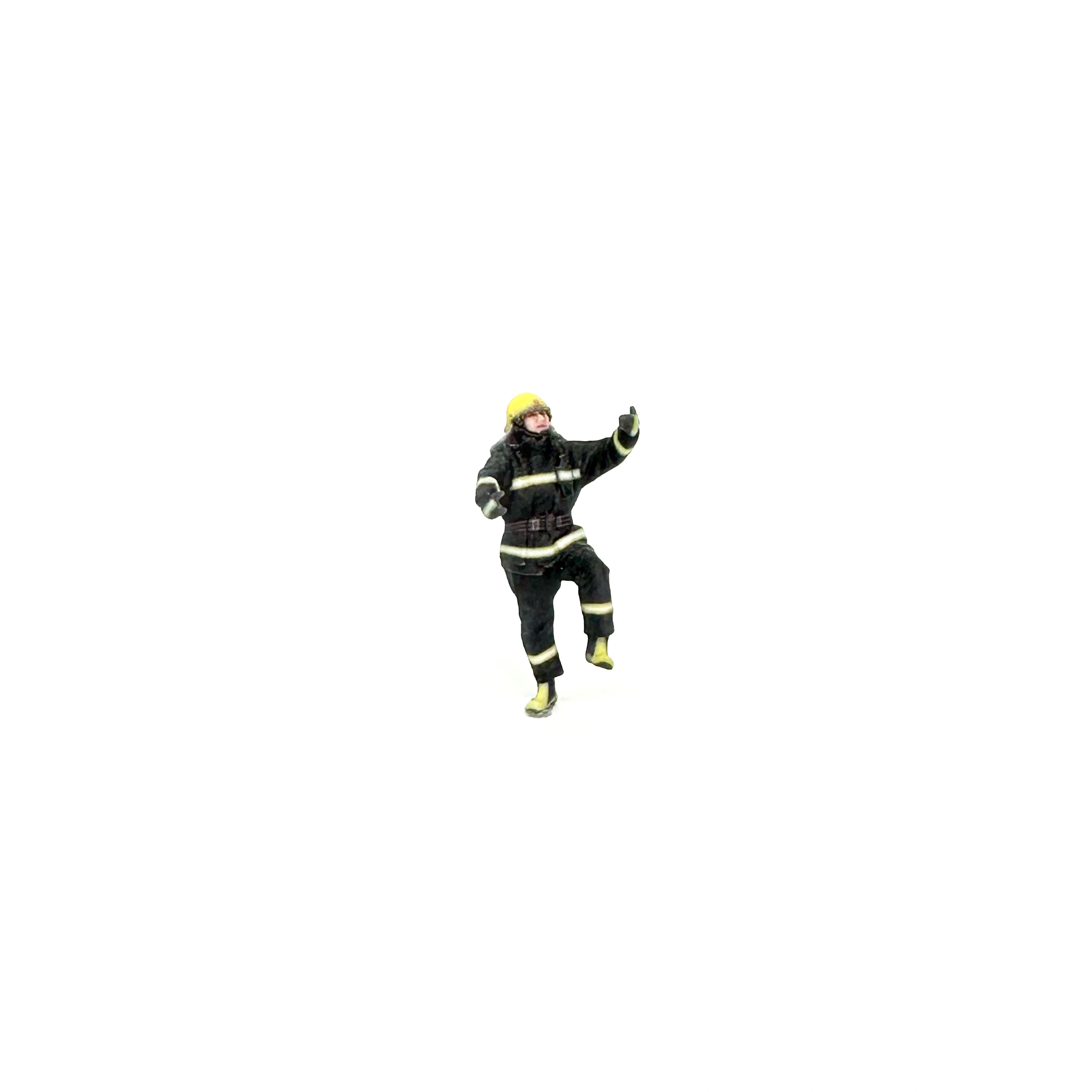 Marionnette miniature 3D 1:87 1:72 1:64 1:50 1:43 modèle d'ingénierie de protection incendie scène d