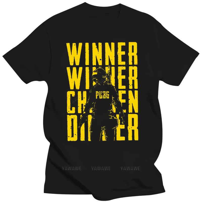 T-shirt manches courtes homme et femme, décontracté, Playerunknown's genic legrounds fashion, PUBG