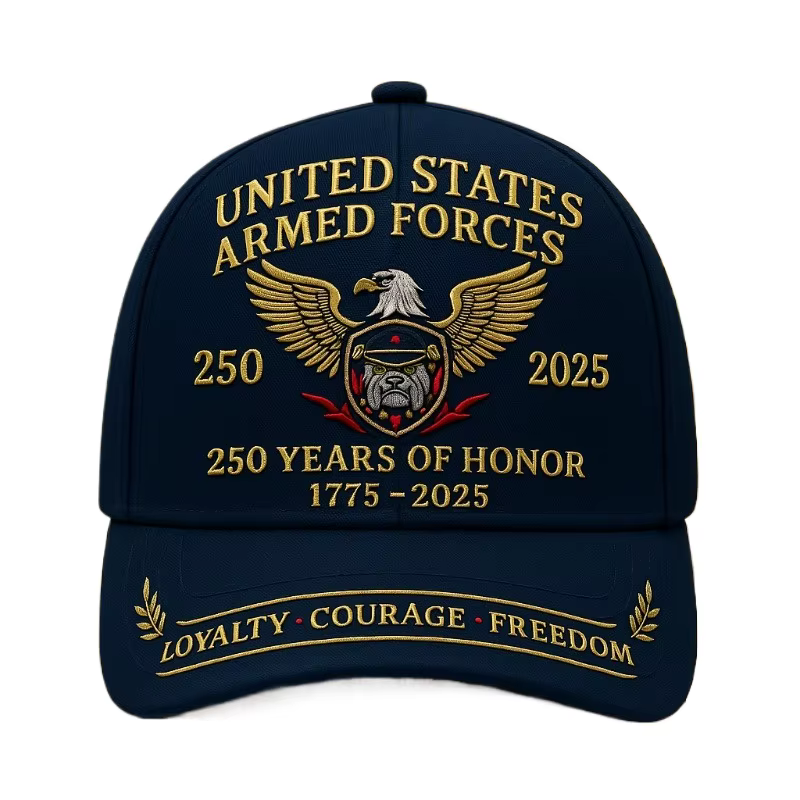Casquette de baseball commémorative 250e anniversaire des États-Unis (1776-2026) édition limitée - A