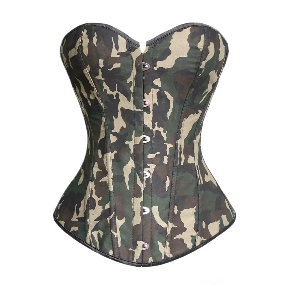 Corset cochon bust désossé imprimé camsalomon pour femme, serre-taille, bustier sexy pour fille de l