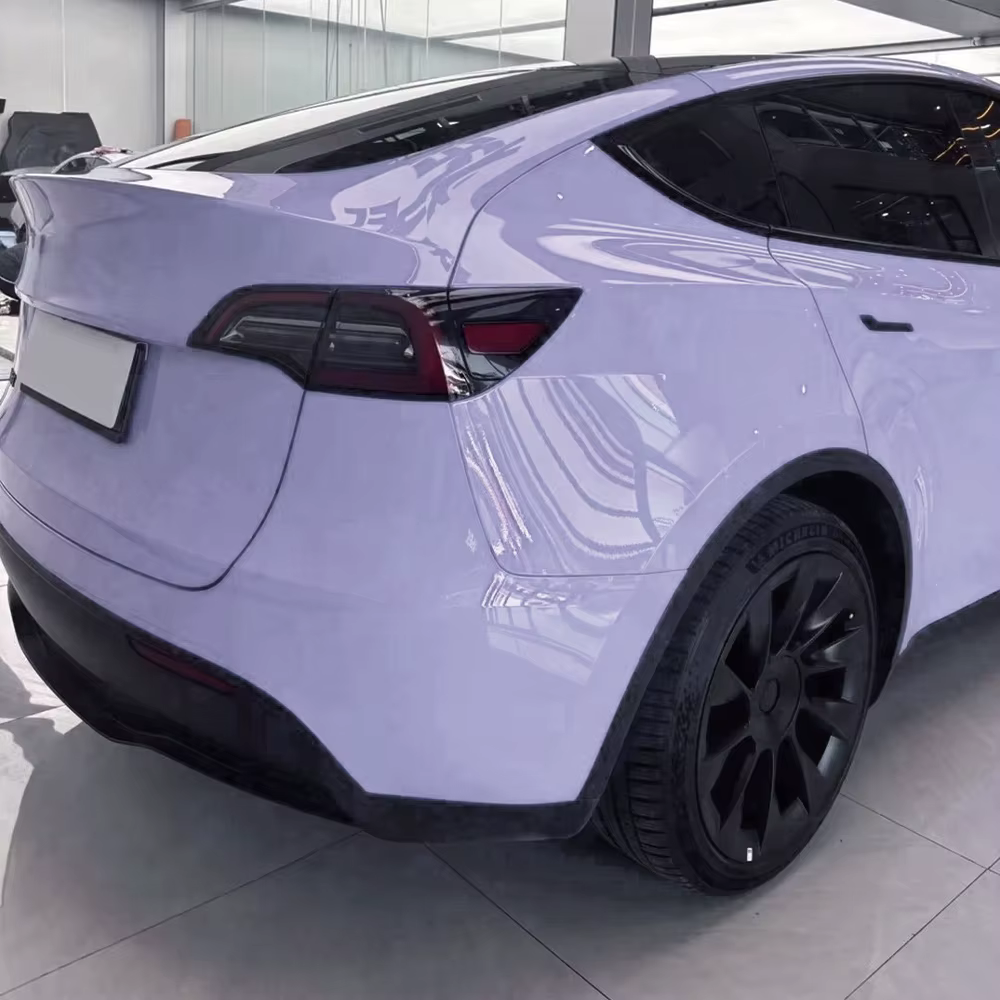 Film de protection pour voiture PET Twilight Mist Purple Grey, film vinyle pour voiture, autocollant