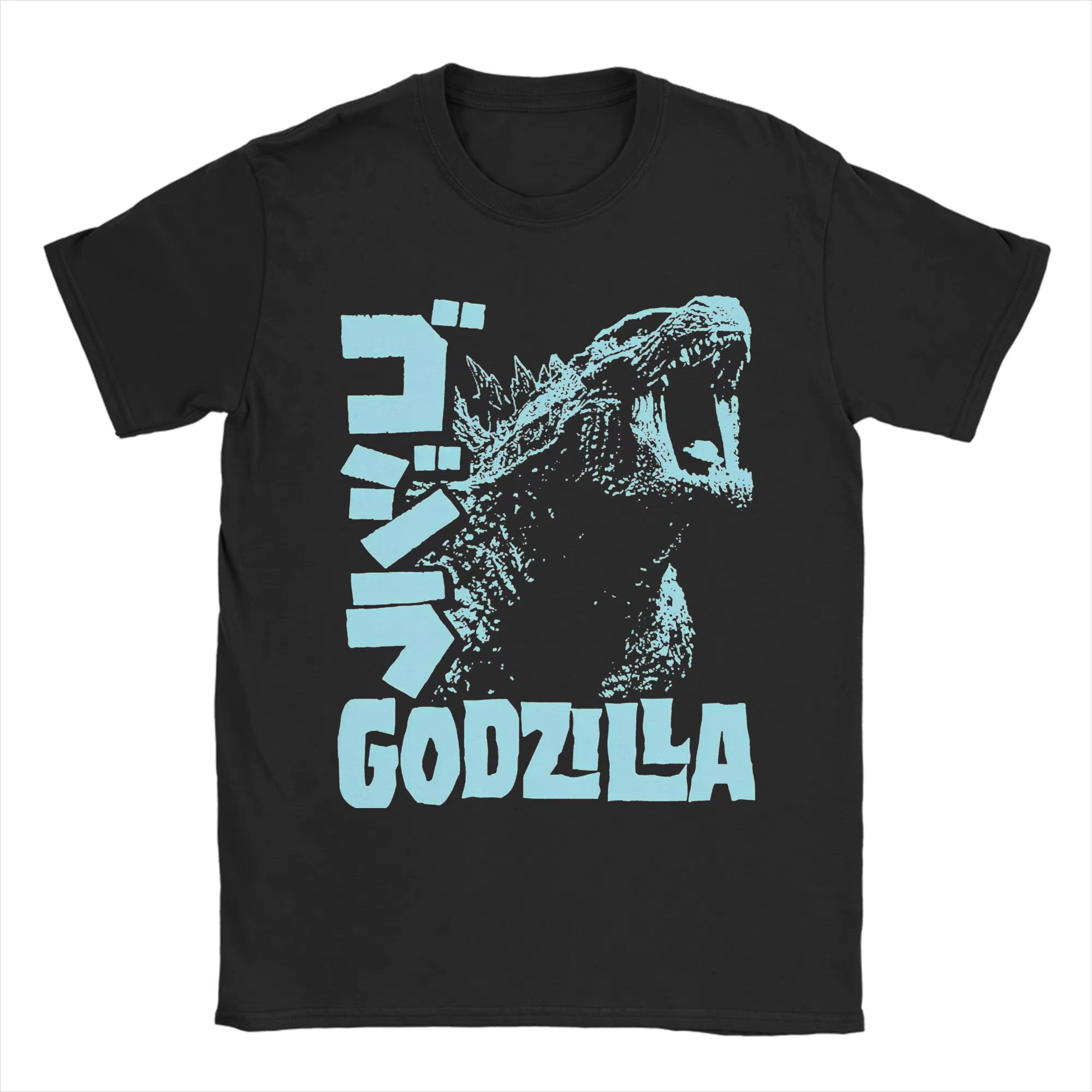 T-shirt Godzillaed pour hommes, vintage, 100% coton, col rond, manches courtes, idée cadeau, vêtemen