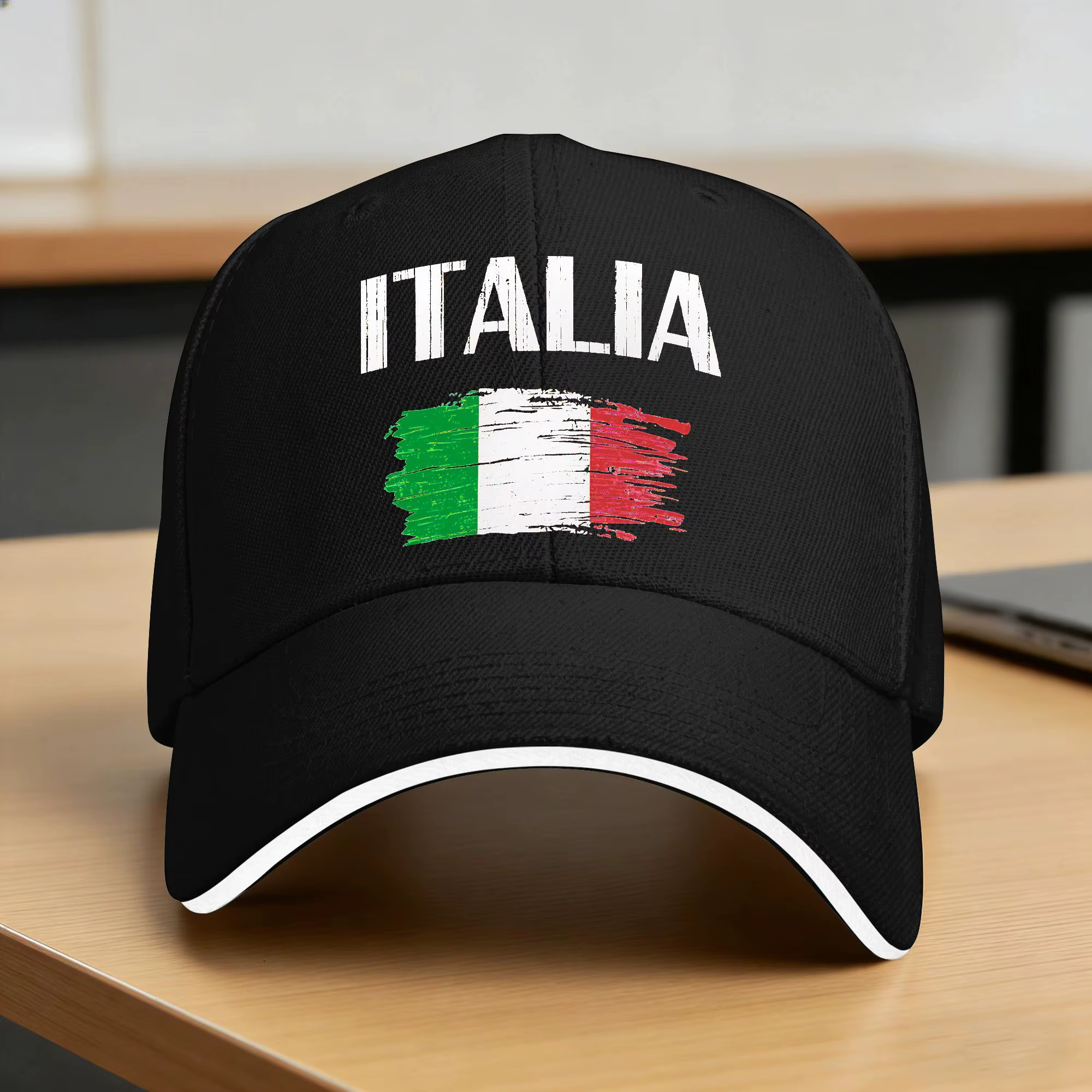 Casquette de baseball vintage drapeau italien unisexe pour homme, imprimé hip-hop, chapeau d'été cla