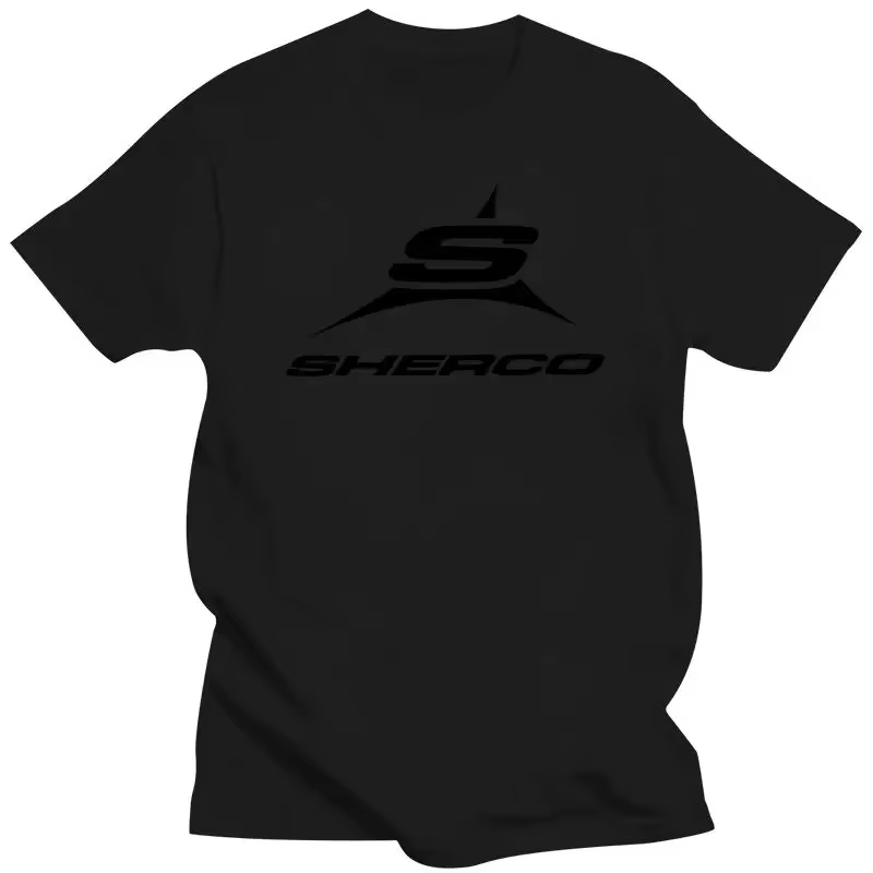 Sherco – t-shirt avec Logo pour hommes, 100% coton, imprimé amusant, col rond, mode Harajuku, manche