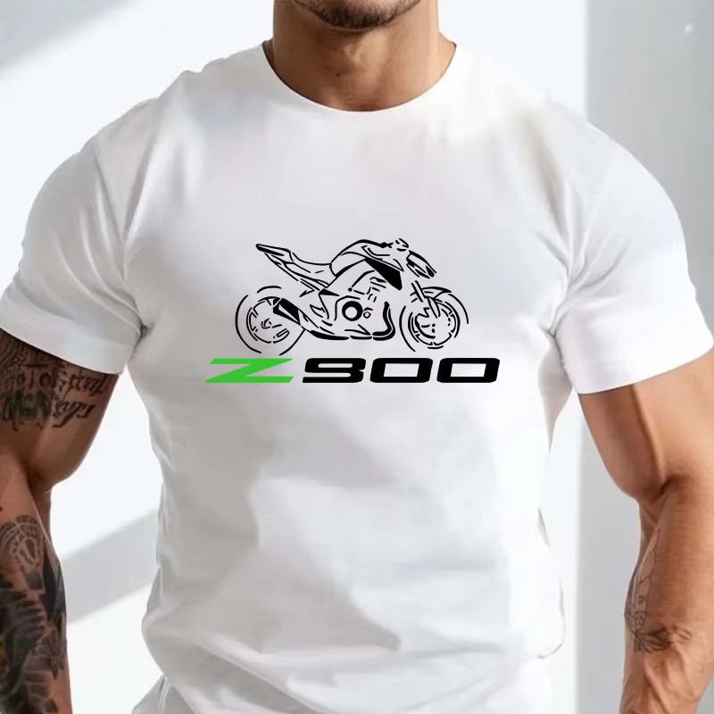 T-Shirt Imprimé Décontracté et Amusant de Maglia Per Moto Z 900, Vêtement en Y, 2025
