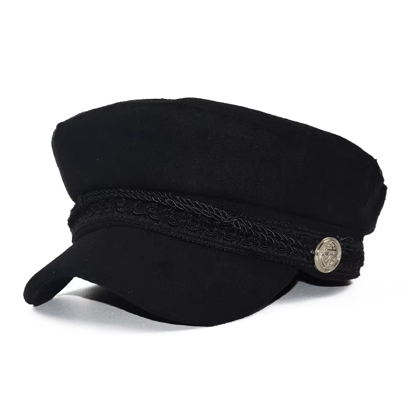 Casquettes gavroche pour femmes et filles, chapeau à visière, béret Bakerboy Cabbie Testosterone SBY