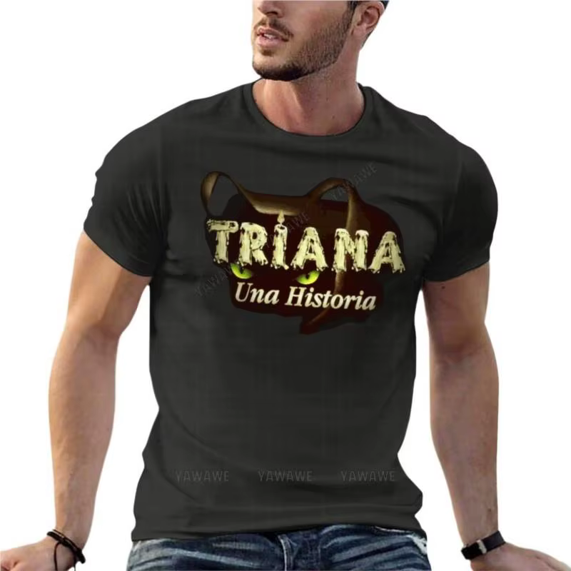 Triana Una Historia T-Shirt surdimensionné Harajuku vêtements pour hommes coton Streetwear grande ta