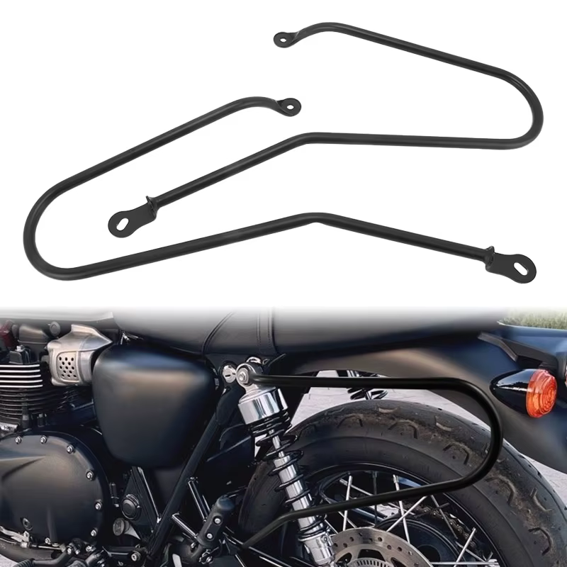 Accessoires de moto, supports de sacoches en fer, barre de support, fixation pour Triumph Bonneville