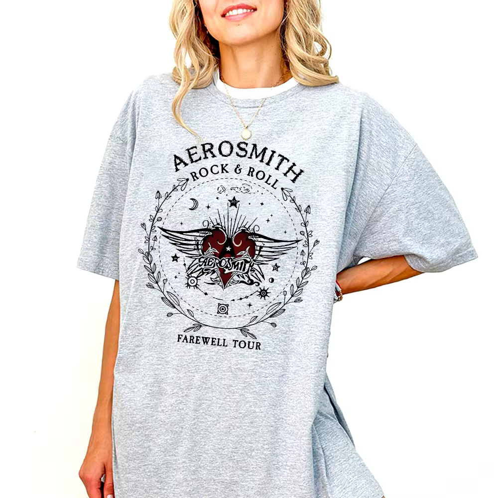 Aerosmith T-shirts femmes été t-shirt graphique t-shirt femme graphique bande dessinée Harajuku vête