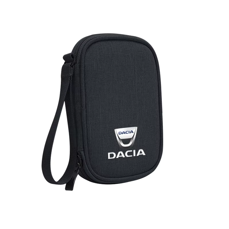 Sac de rangement portable pour câble de voiture, chargeur d'écouteurs, pour nouveau Dacia Duster Log