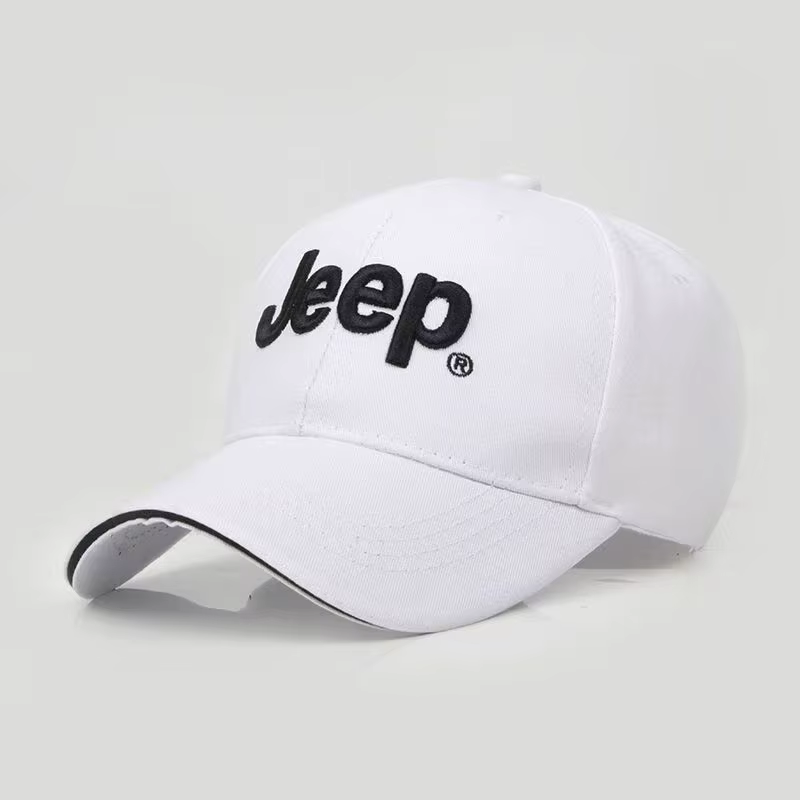 Jeep Grand Cherokee Wrangler JK Gladiator Logo brodé réglable sport casquette de Baseball moto chape