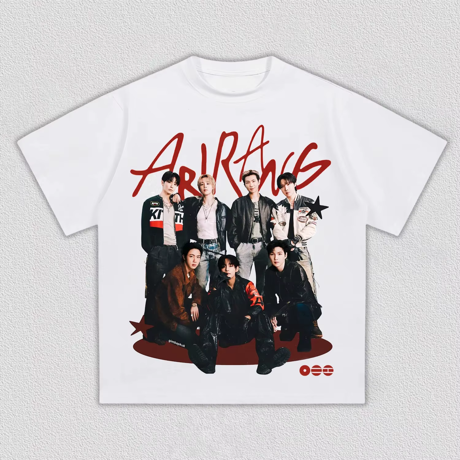 Nouveau T-shirt BTS Arirang 2026 avec motifs graphiques, pour hommes et femmes, été, 100% coton, hau