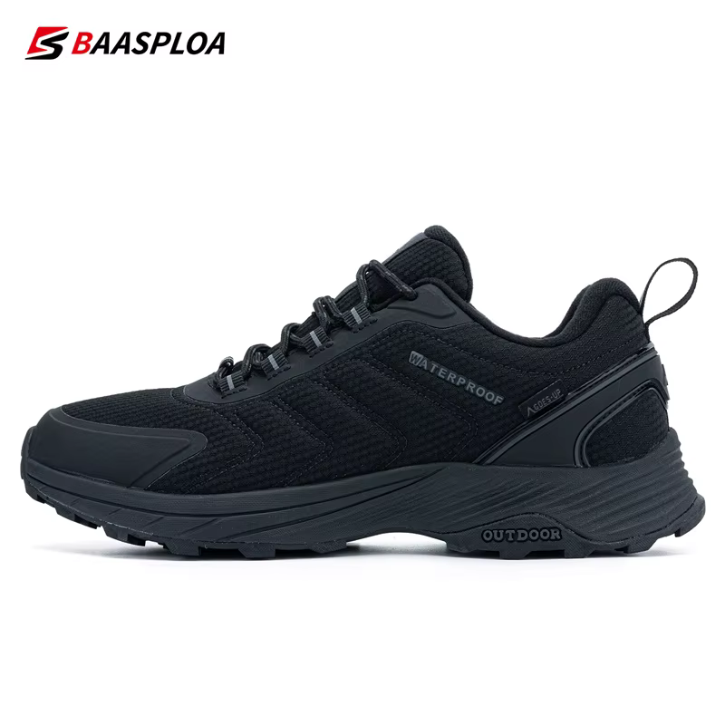 Baasploa – chaussures de randonnée imperméables pour hommes, baskets d'escalade en plein air, antidé