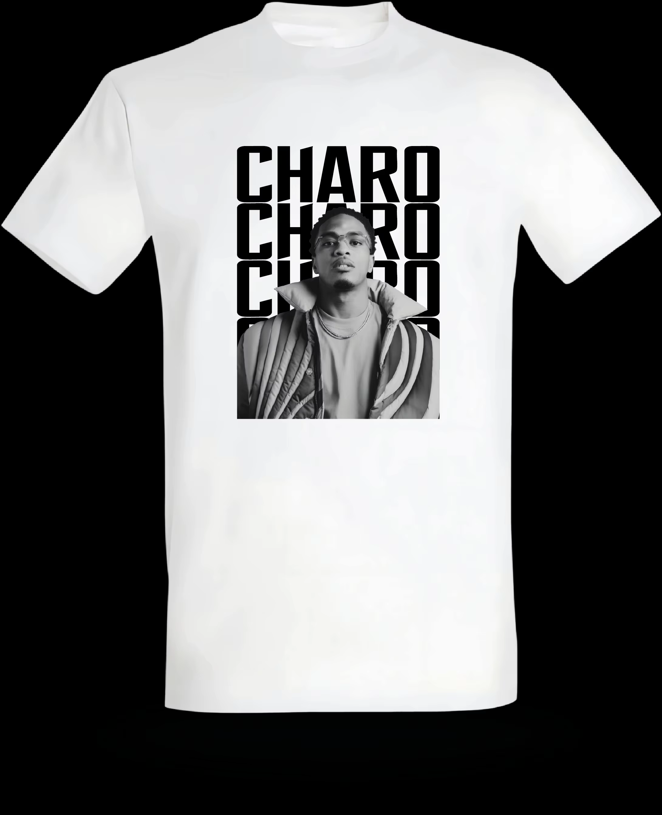 T-shirt vintage Niska Charo du rappeur français, 100% coton, unisexe, pour hommes et femmes, T-shirt