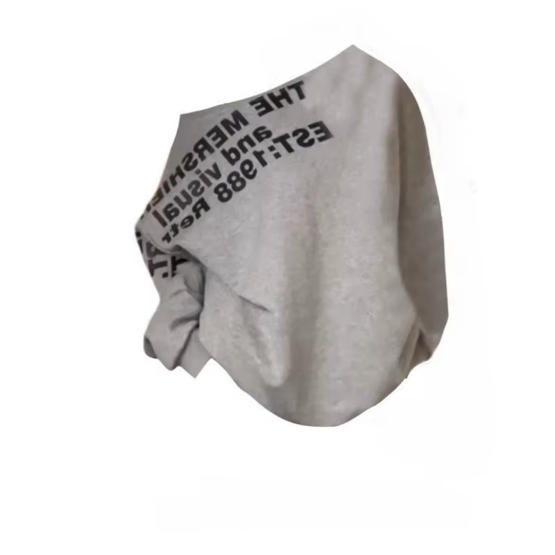 T-shirt surdimensionné à manches longues pour femmes, Streetwear, Sexy, avec lettres imprimées, col 