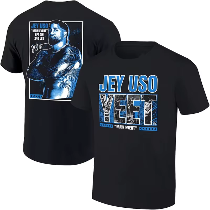 Jey Uso Yeet t-shirt à manches courtes t-shirt unisexe t-shirt Streetwear mode t-shirt à la mode y2k