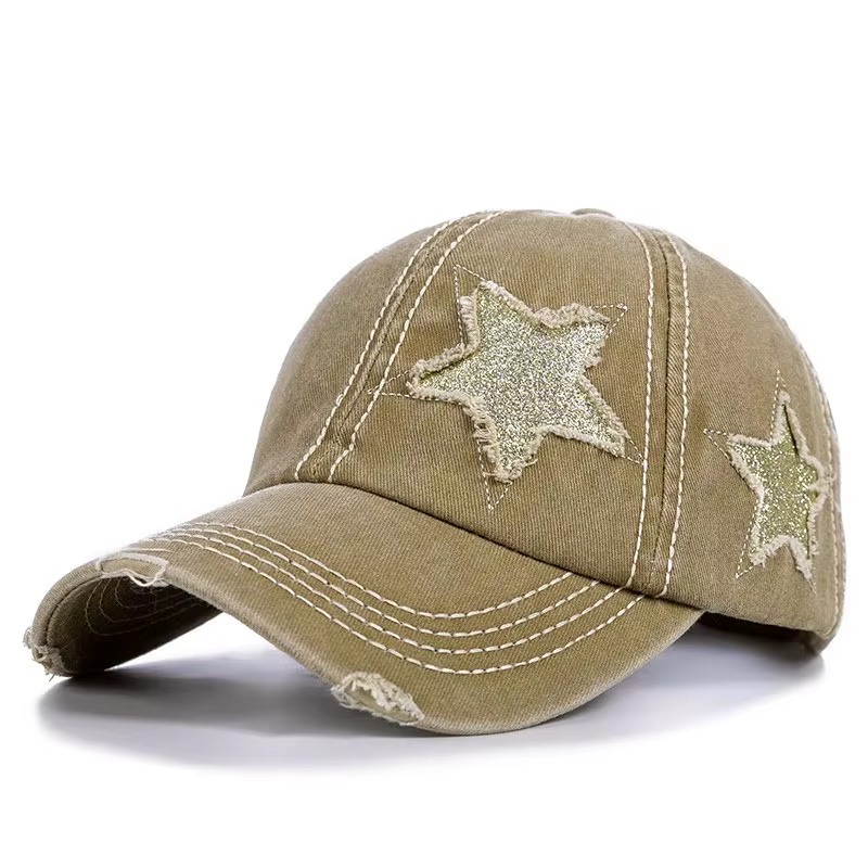 Casquette de baseball réglable pour femmes avec trou pour queue de cheval, casquette de camionneur e