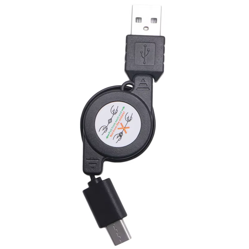 Câble à ressort de charge rapide USB Type C, pour Samsung Xiaomi Huawei Type C, chargement de téléph