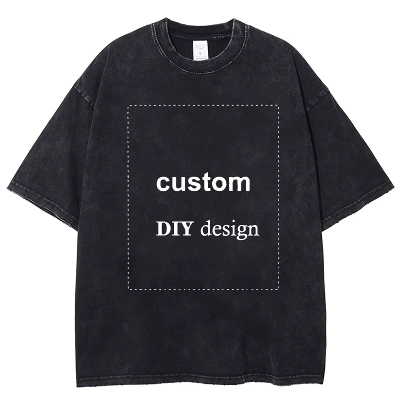 T-shirt multicolore avec Logo personnalisé, Image, Vintage, Wasehd, Design créatif, impression numér