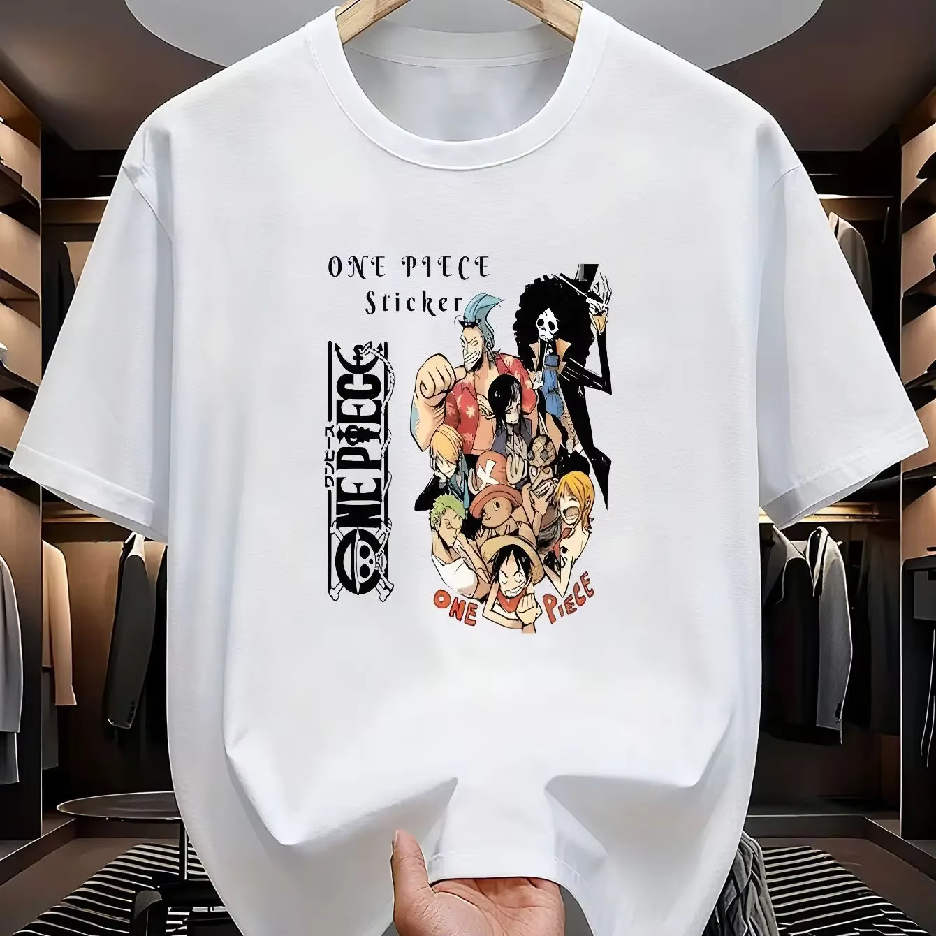 T-shirt pour homme style anime - Imprimé de personnage unique et tendance mettant en valeur le charm
