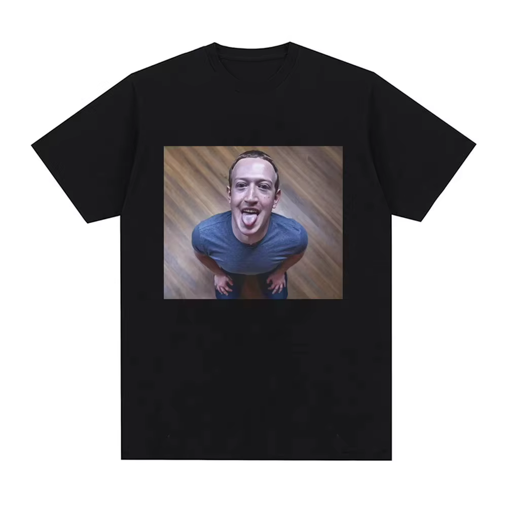 T-shirt humoristique « Brainrot Meme » Mark Zuckerberg Good Boy Joke – Vêtements décontractés pour h