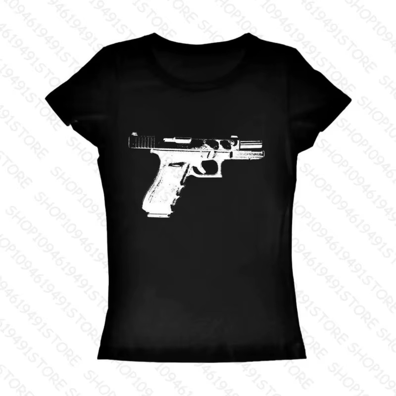 T-shirt à manches longues pour femmes, vêtements Vintage deux faux hauts, Streetwear, croisé, Slim, 