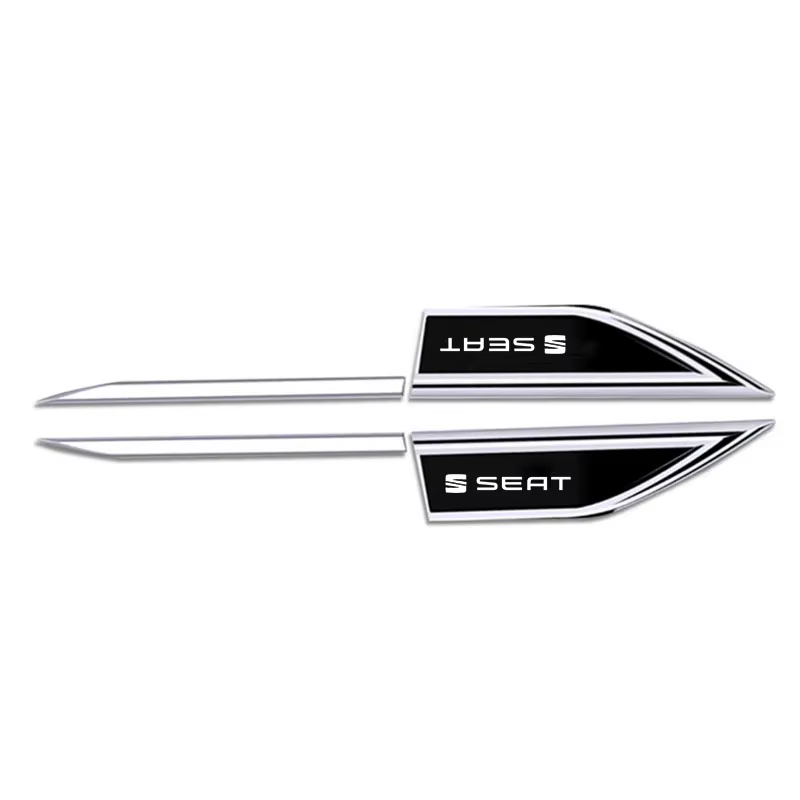 Autocollants de porte latérale pour voiture, 2 pièces, pour Seat Leon Ibiza Ateca Arona Altea Arosa 