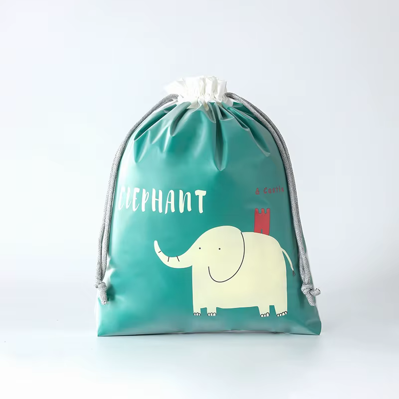 1pc dessin animé cordon pochette sac de rangement Portable vêtements stockage voyage bagages sacs ét