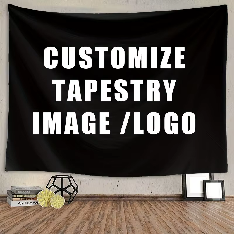 Tapisserie personnalisée avec Photo personnalisée, décoration d'anniversaire, de fête de mariage, ba