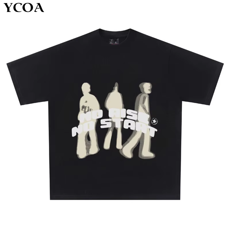 T-Shirt surdimensionné pour hommes, Hip Hop, séchage rapide, Vintage des années 90, Streetwear, Anim