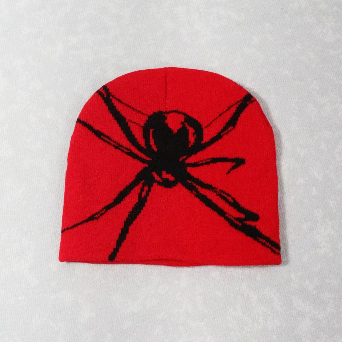 Bonnet tricoté en laine pour hommes et femmes, Bonnet Y2k imprimé à la mode, chapeaux chauds d'hiver