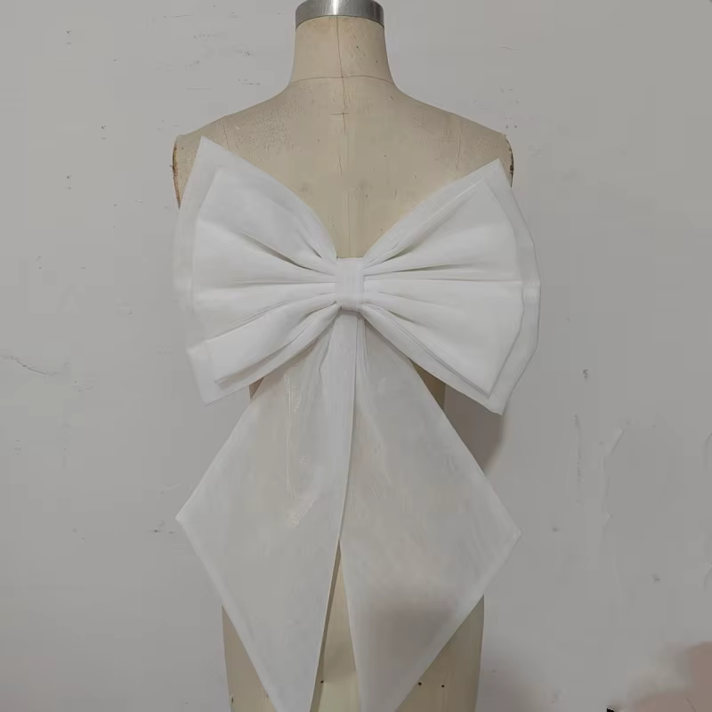 Accessoires de nœud de mariée pour femmes, poignées amovibles, décoration de dos, robe de mariée, ro