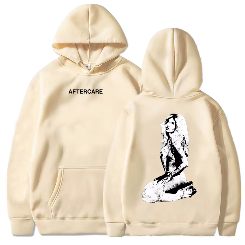 AFTERCARE strass Photo sweat à capuche Nessa Barrett chanteur impression sweats femmes vêtements à m