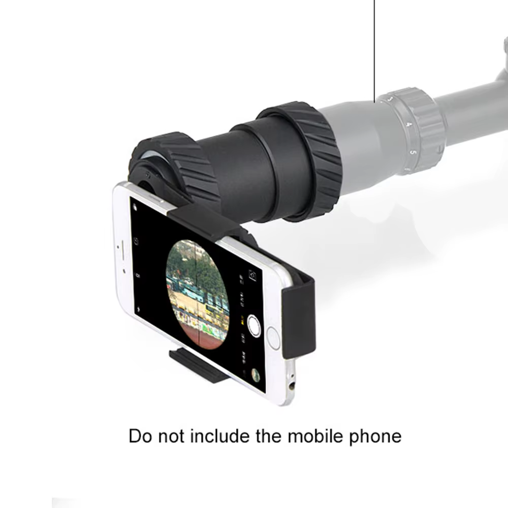 Accessoires de chasse, support de lunette de visée noir pour téléphone, pour la chasse et le tir, ac