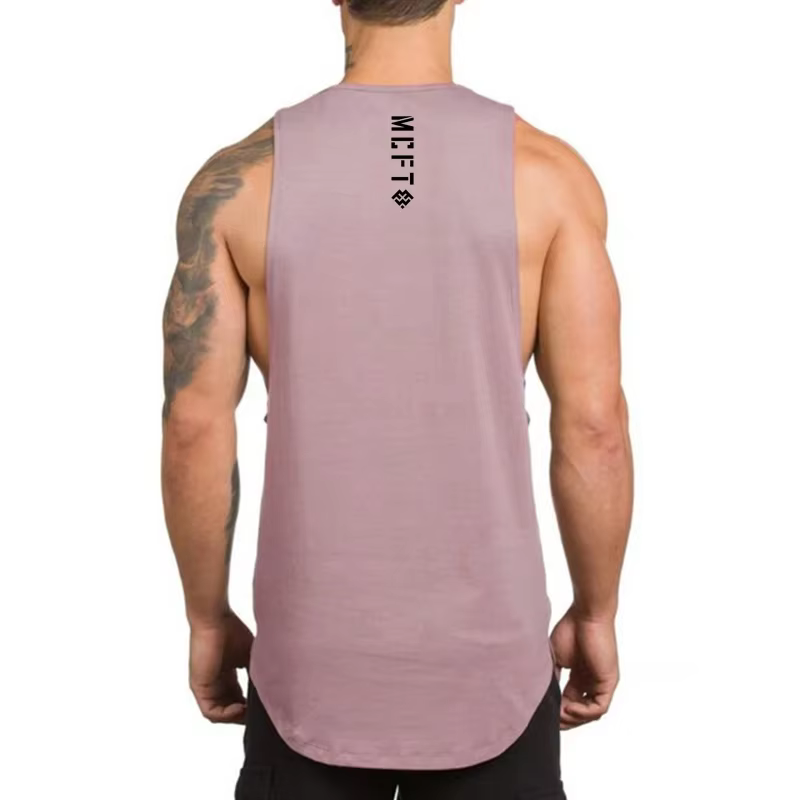 T-shirt de musculation pour hommes, vêtements de sport d'été, haut de fitness Stringer précieux, gla