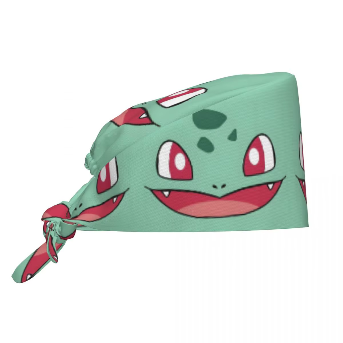 Casquette de travail unisexe confortable à motif Bulbasaur animé personnalisé pour le nettoyage du v