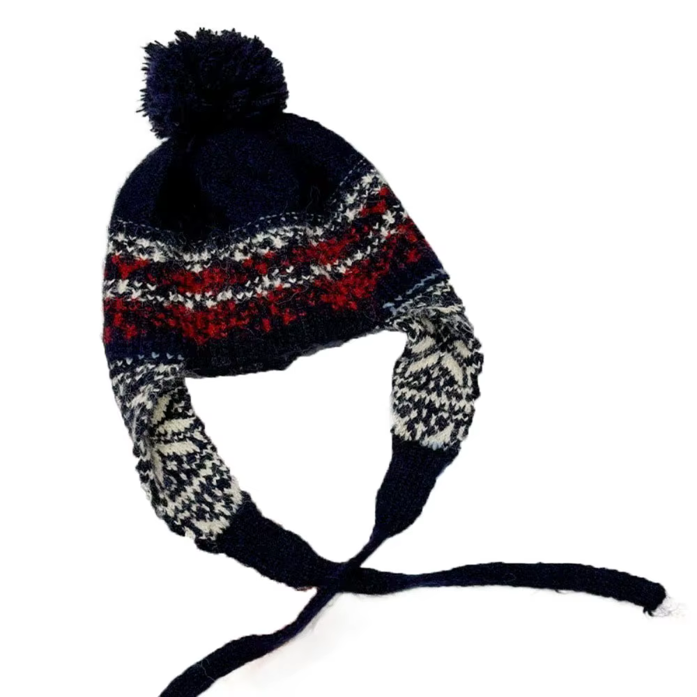 Bonnets tricotés en Jacquard pour femmes, mignons, tissage Y2k, casquette de Protection des oreilles