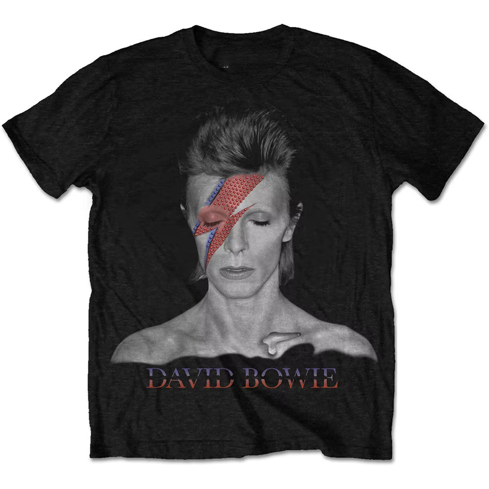 T-Shirt David Bowie en coton pour hommes et femmes, Streetwear d'été