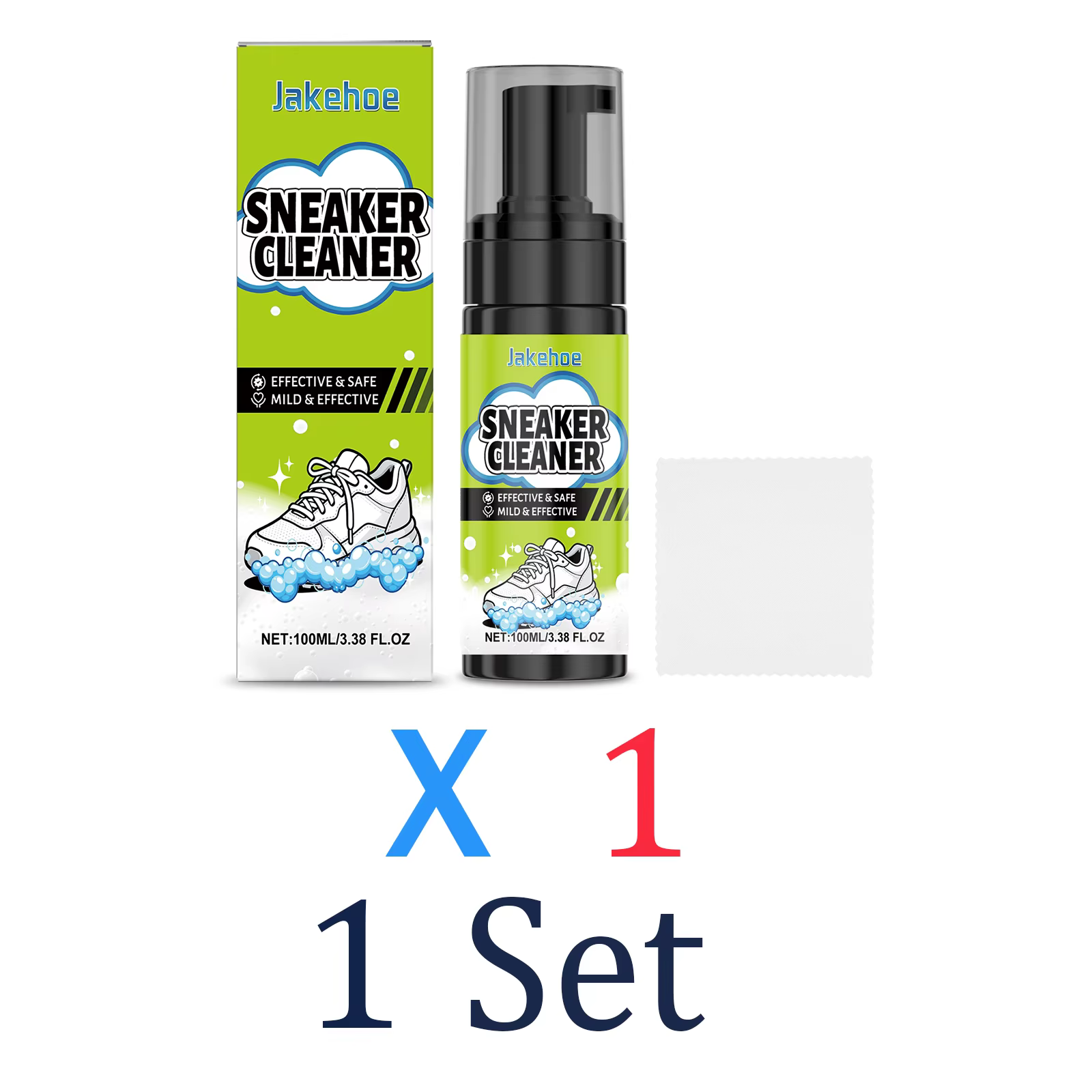 Kit de Nettoyage Professionnel pour Chaussures et Baskets – Mousse Douce Anti-Jaunissement et Détach