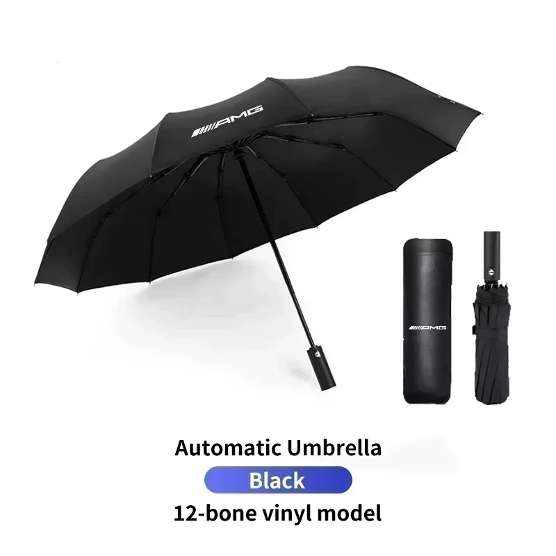 Parapluie pliant entièrement automatique pour voiture, accessoires pare-soleil pour Mercedes Benz AM